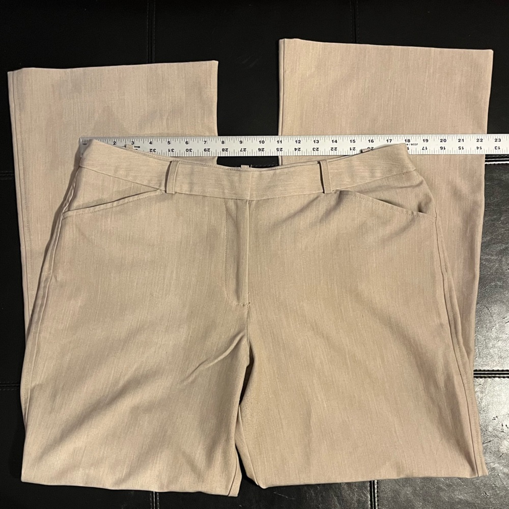 Worthington Beige Straight Leg Trousers